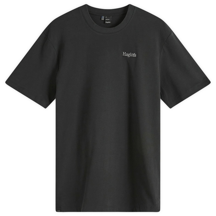 Photo: Haglöfs Men's Logo T-Shirt in True Black
