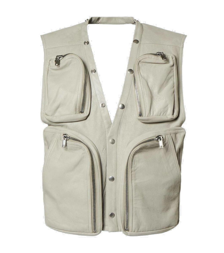 Photo: Rick Owens Leather cargo vest