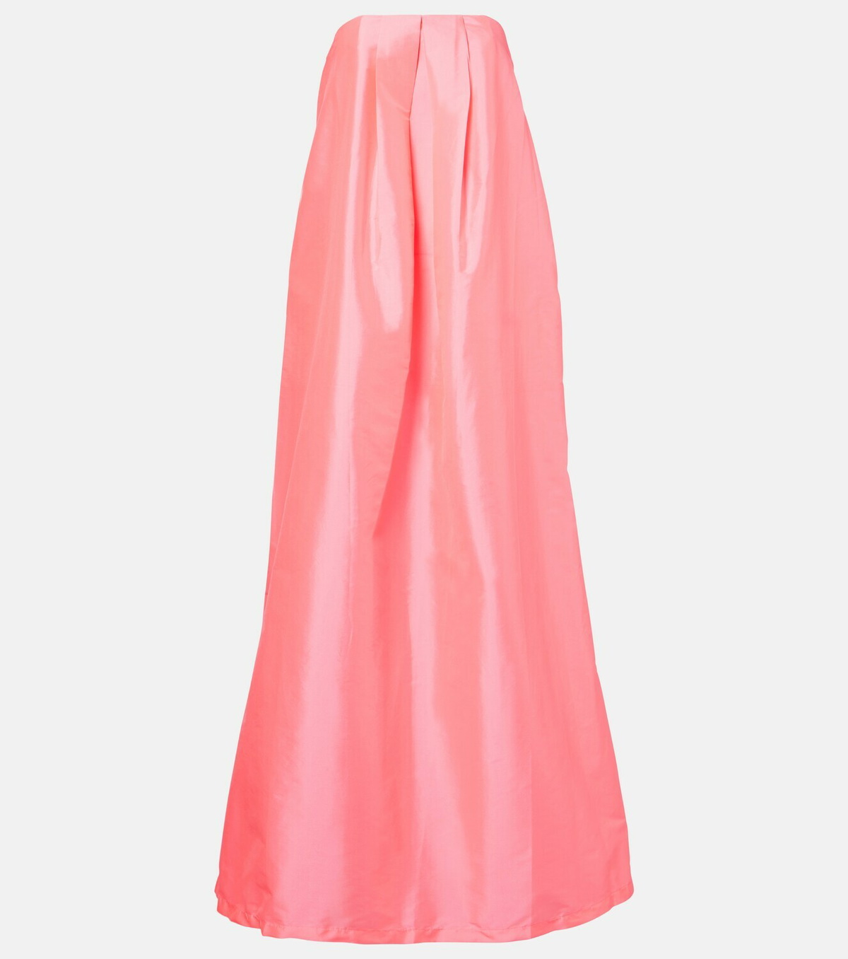 Adriana Degreas Pleated satin gown