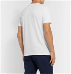 Hartford - Printed Cotton-Jersey T-Shirt - White