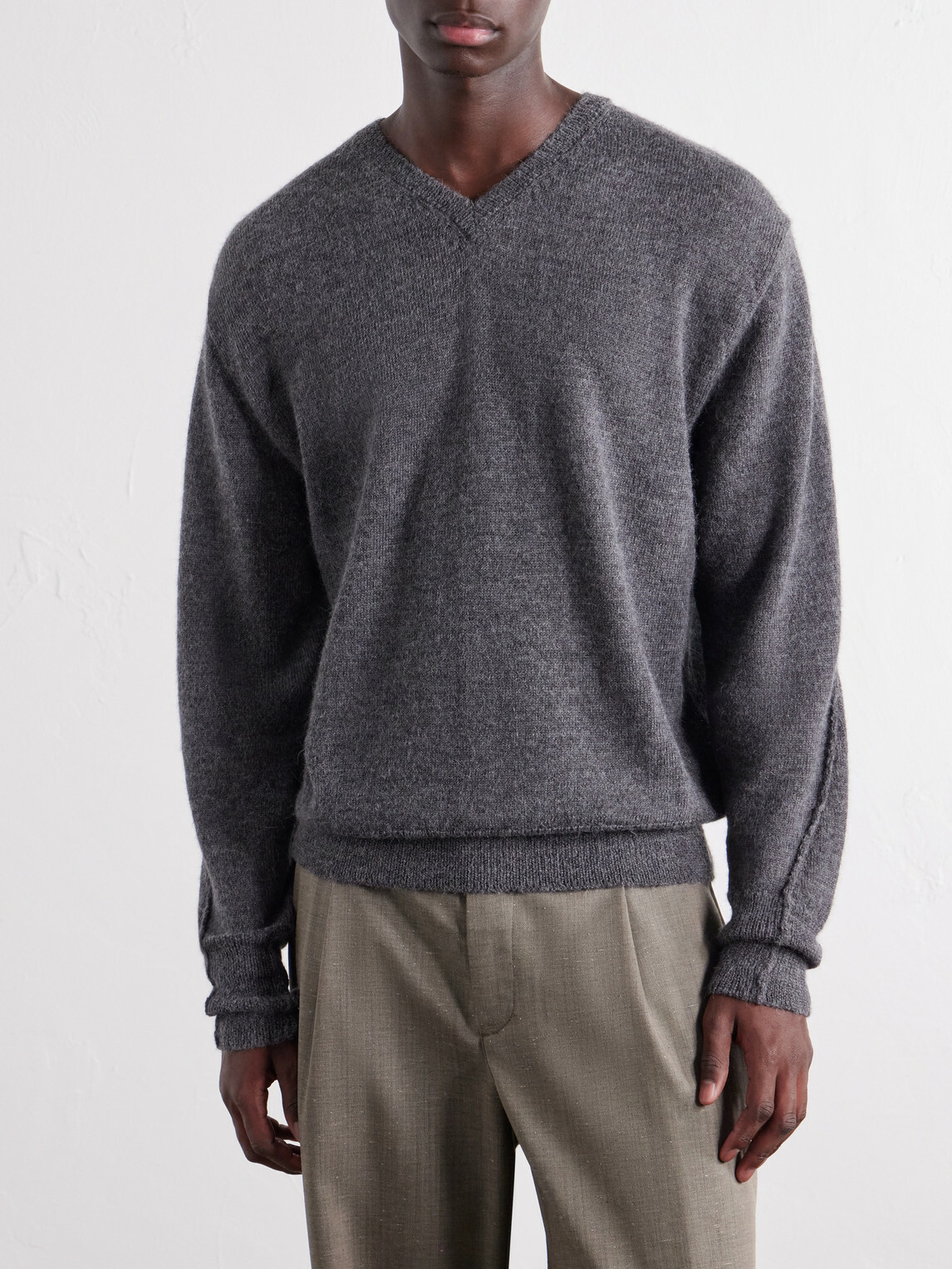 YOKE - Alpaca Sweater - Brown
