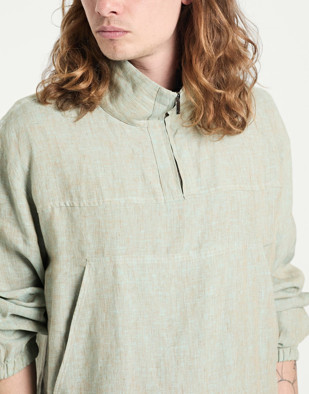Giorgio Armani Mens Sweatshirt in Sage green