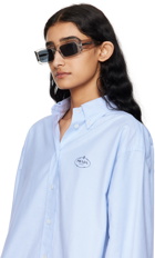Prada Eyewear Transparent Rectangular Sunglasses