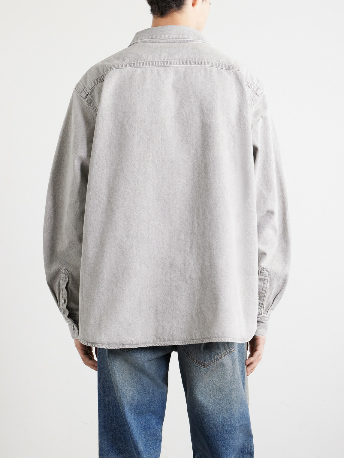 AGOLDE - Craven Denim Shirt - Gray
