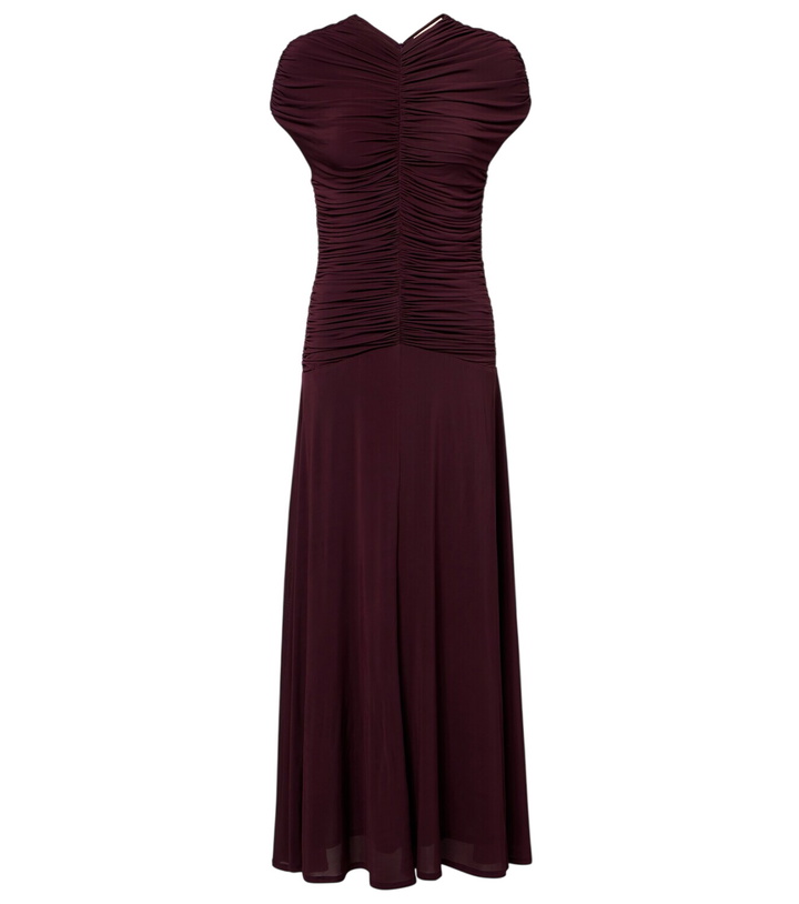 Photo: Tove Avita ruched jersey maxi dress