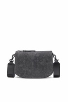 Diesel 1DR-Camera bag in stonewashed denim - Crossbody Bags Mens in Black
