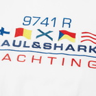 Paul & Shark Nautical Flags Embroidered Tee