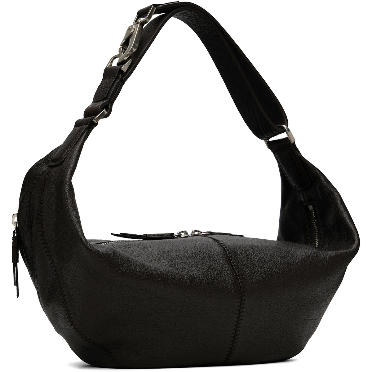 LEMAIRE Brown Mini Quiver Clip Bag