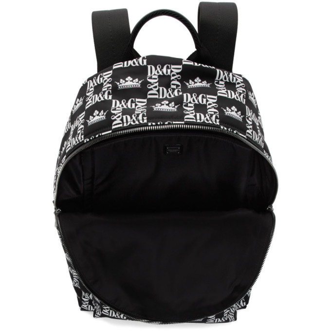 Dolce & Gabbana Black Backpack with Crown Motif Dolce & Gabbana | Bags | Dolce Gabbana Black Backpack With  main image 3