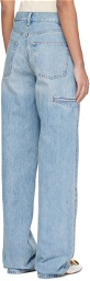 Helmut Lang Blue Carpenter Jeans