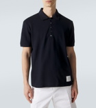 Thom Browne 4-Bar cotton piqué polo shirt