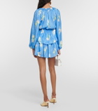 LoveShackFancy Popover floral mini dress