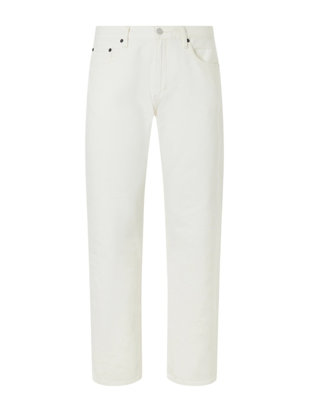 Photo: FRAME - Straight-Leg Jeans - White