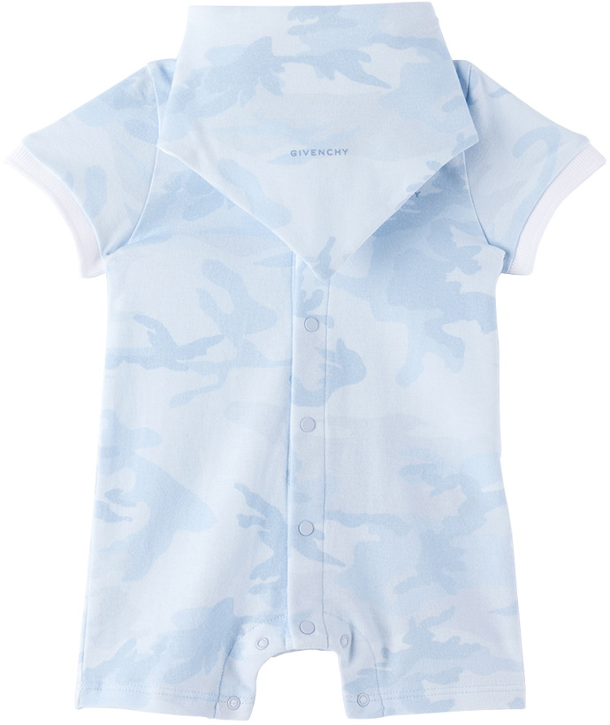 Photo: Givenchy Baby Blue Jumpsuit & Bib Set