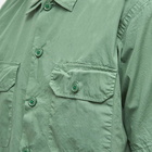 Universal Works Men's Short Sleeve Utility Shirt in Green