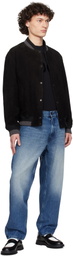 Hugo Blue Relaxed Tapered-Fit Jeans