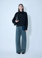 Maison Margiela Zip-Front Wool-Blend Jacket