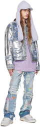 Who Decides War Purple Layered Sweater