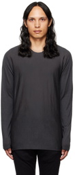 Label Under Construction Gray Arched Sweater