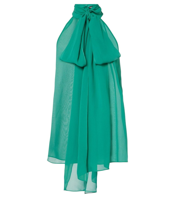 Photo: Tom Ford Silk georgette minidress