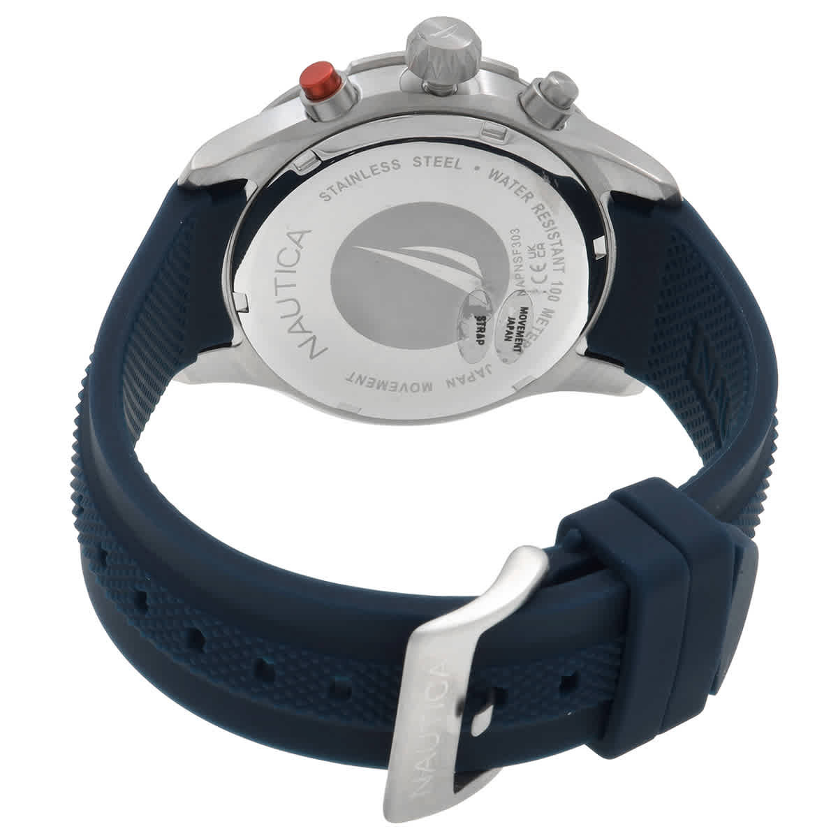 Nautica Nst 101 Chronograph Quartz Blue Dial Mens Watch NAPNSF303