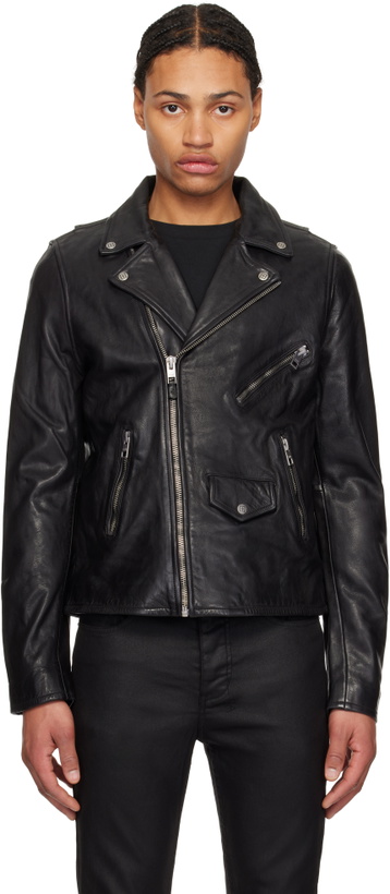 Photo: Ksubi Black Capitol Leather Jacket