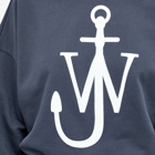 JW Anderson Women's Anchor Logo Sweatshirt in Navy