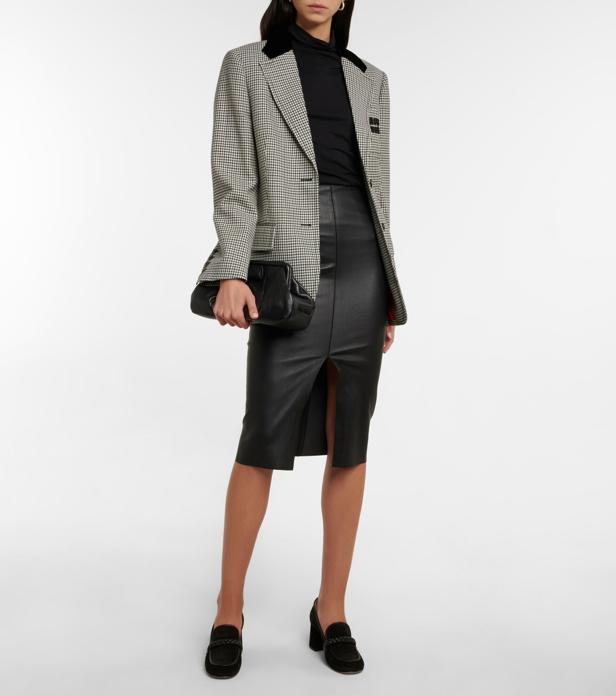 Gianvito Rossi Suede loafer pumps Gianvito Rossi