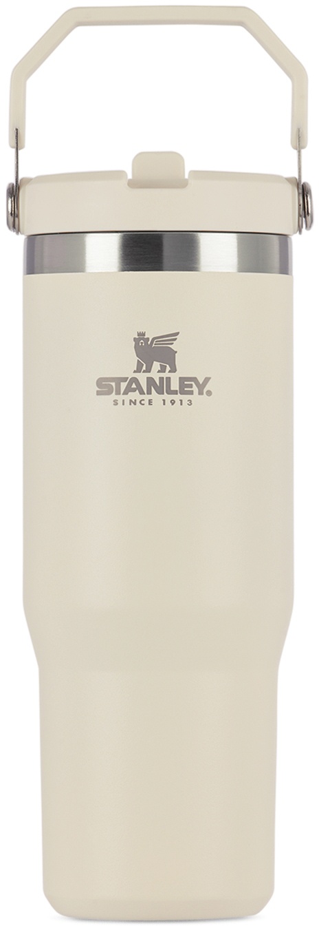 Stanley Off-White 'The Iceflow' Flip Straw Tumbler, 30 oz Stanley