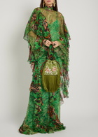 Etro Kalispera Small Embroidered Linen Shoulder bag - Green - One Size