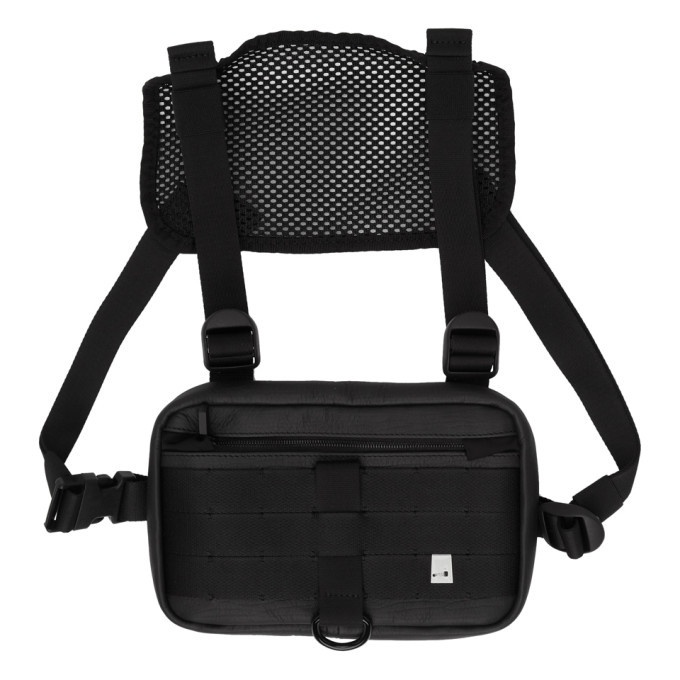 Photo: 1017 ALYX 9SM Black Leather New Mini Chest Rig Pouch
