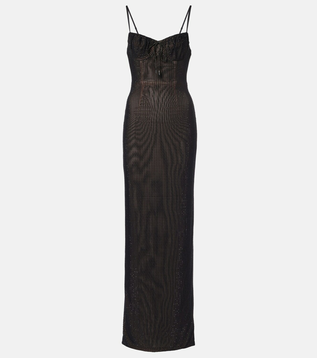 Area Crystal-embellished gown