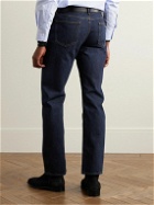 Saman Amel - Slim-Fit Straight-Leg Selvedge Jeans - Blue