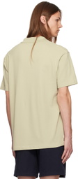 Maison Kitsuné Beige Bold Fox Head Patch Comfort Polo