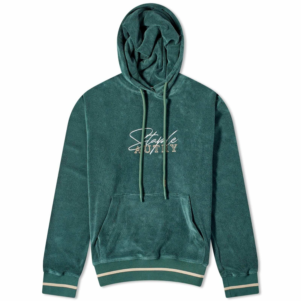 Autry Men's x Staple Hoodie in Tinto Green