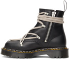 Rick Owens Black Dr. Martens Edition Bex Boots