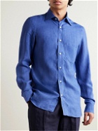 Rubinacci - Linen Shirt - Blue