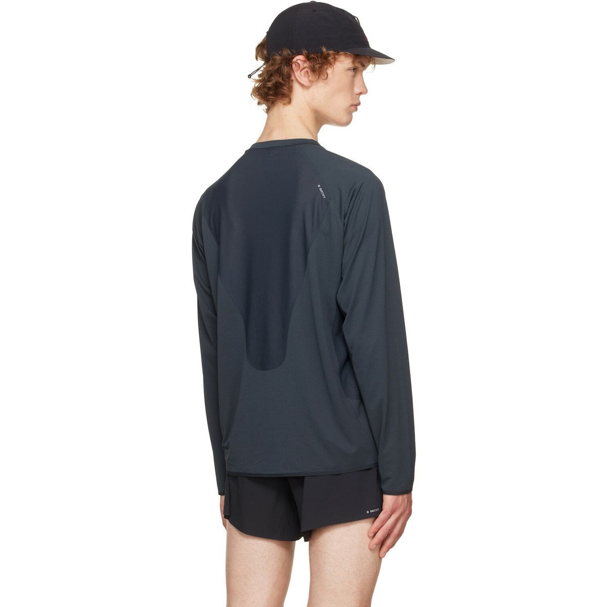 Satisfy Black AuraLite UV Long Running T‑shirt