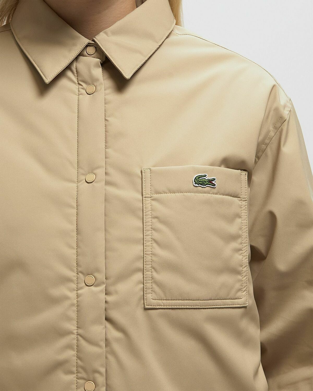 Lacoste JACKET Beige Womens Windbreaker