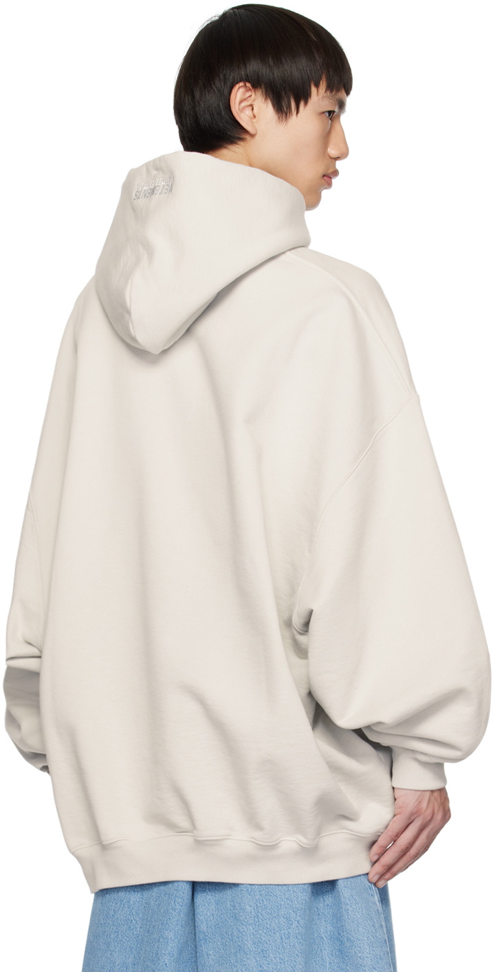 【正規品】VETEMENTS Limited Edition Hoodie S VETEMENTS (ヴェトモン) LIMITED EDITION LOGO HOODIE / WHITE| Detail