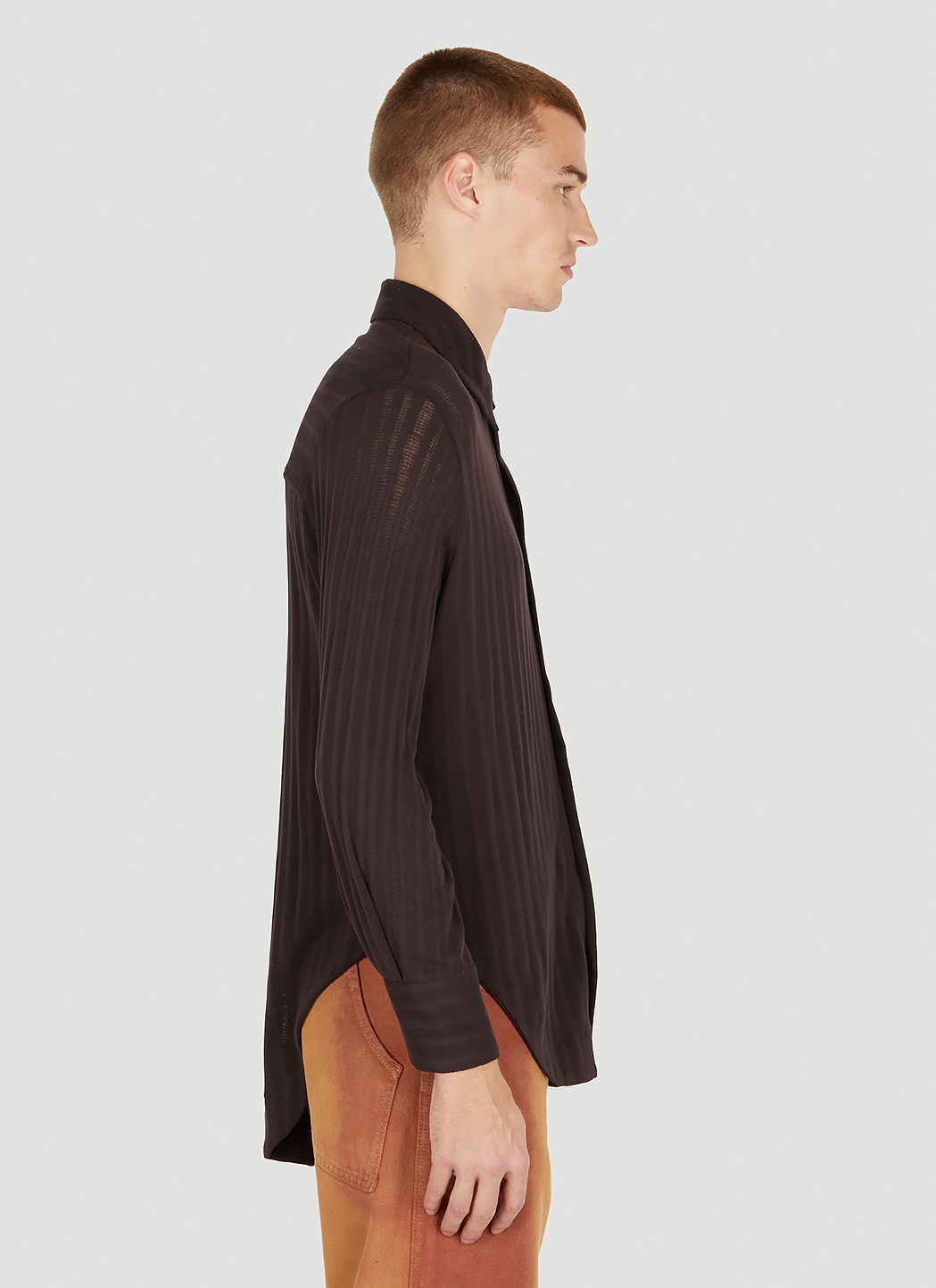 Eckhaus Latta Shrunk Button Down Shirt