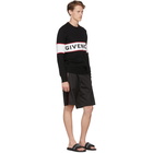 Givenchy Black Intarsia Logo Sweater