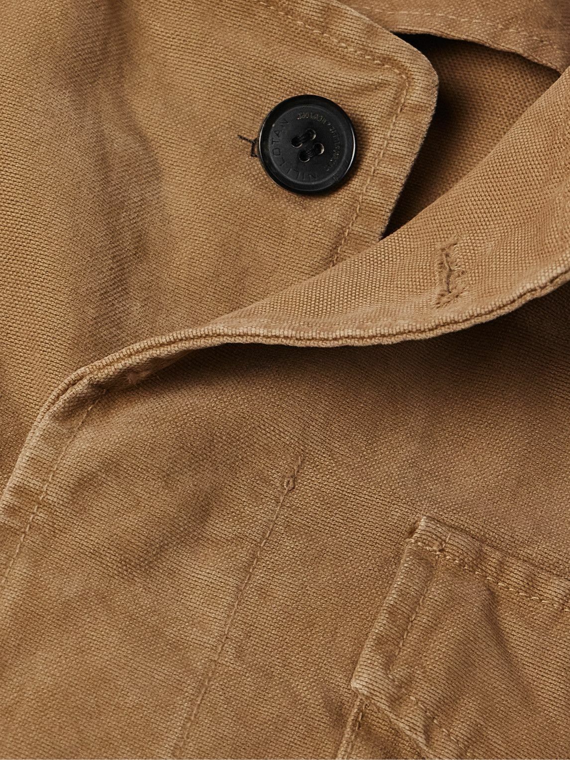 Nili Lotan - Charlie Cotton-Blend Canvas Jacket - Brown