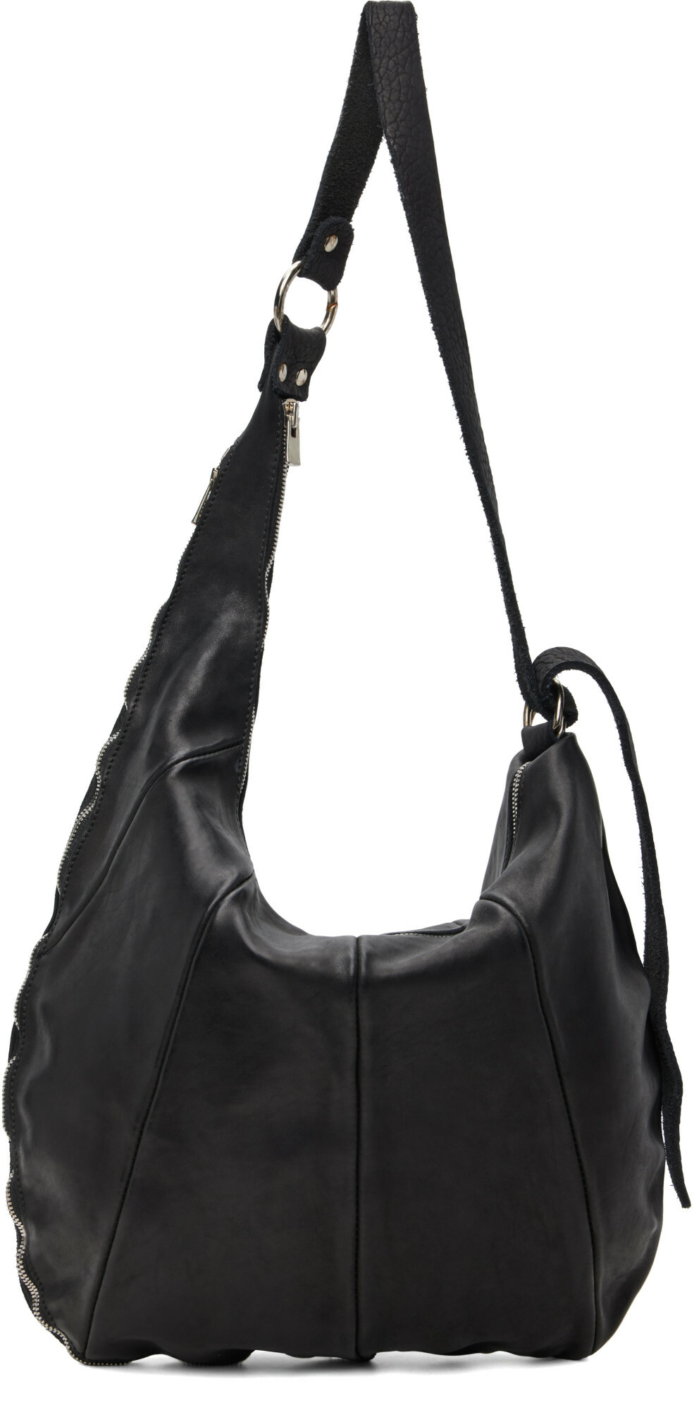 Guidi Black Leather Bag