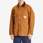 Human Made Men's Duck Coverall Jacket in Brown