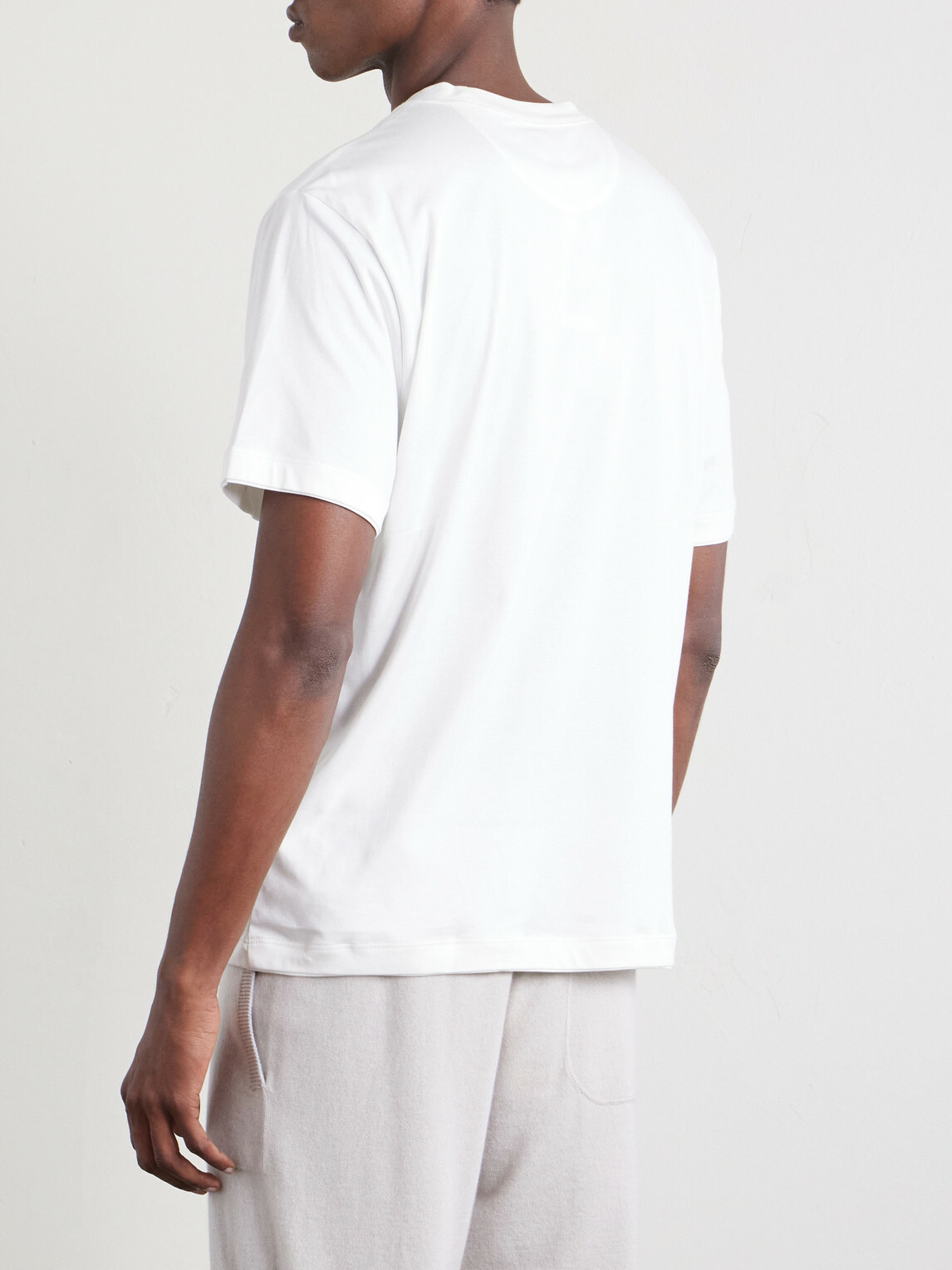 Eleventy - Cotton and Modal-Blend Jersey T-Shirt - White