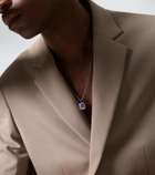 Shay Jewelry 18kt white gold necklace with lapis lazuli and diamonds
