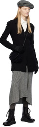 Y's Black Fair Isle Gloves