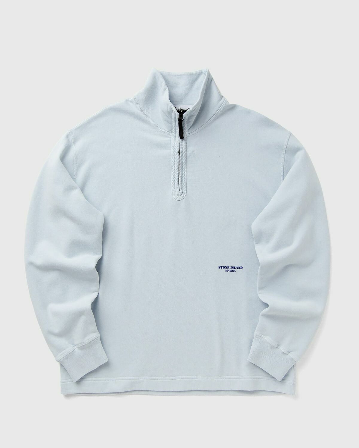 Stone Island MARINA LS POLO Blue Mens Half-Zip Stone Island