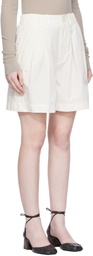 ISSEY MIYAKE Off-White Crumpled U Shorts